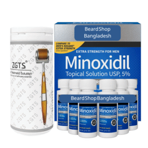 Kirkland Minoxidil 6 months and Derma Roller