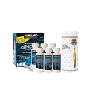 Kirkland Minoxidil 5% and Derma Roller